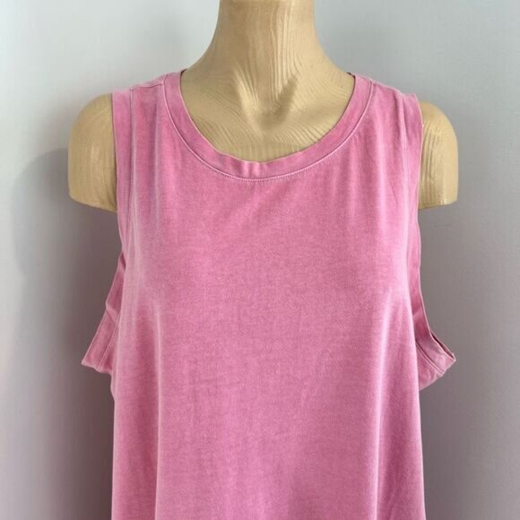 Old Navy Pink Midi Dress - Picture 2 of 14